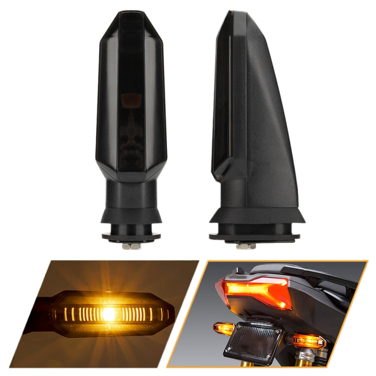 2pcs For Honda RS150 XRE300 CRF300 X-ADV Motorcycles LED Turn Signal Light(Black) - Signal Lights by buy2fix | Online Shopping UK | buy2fix