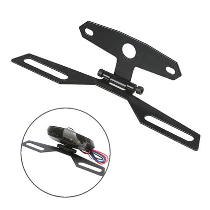 Motorcycle Folding Taillight Triangle Bracket - Holder by buy2fix | Online Shopping UK | buy2fix