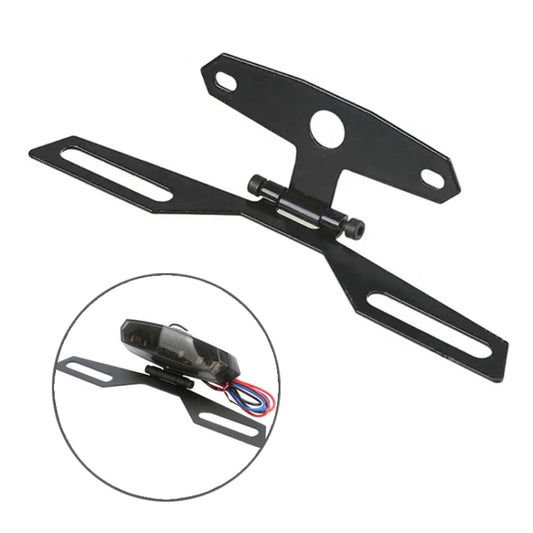 Motorcycle Folding Taillight Triangle Bracket - Holder by buy2fix | Online Shopping UK | buy2fix