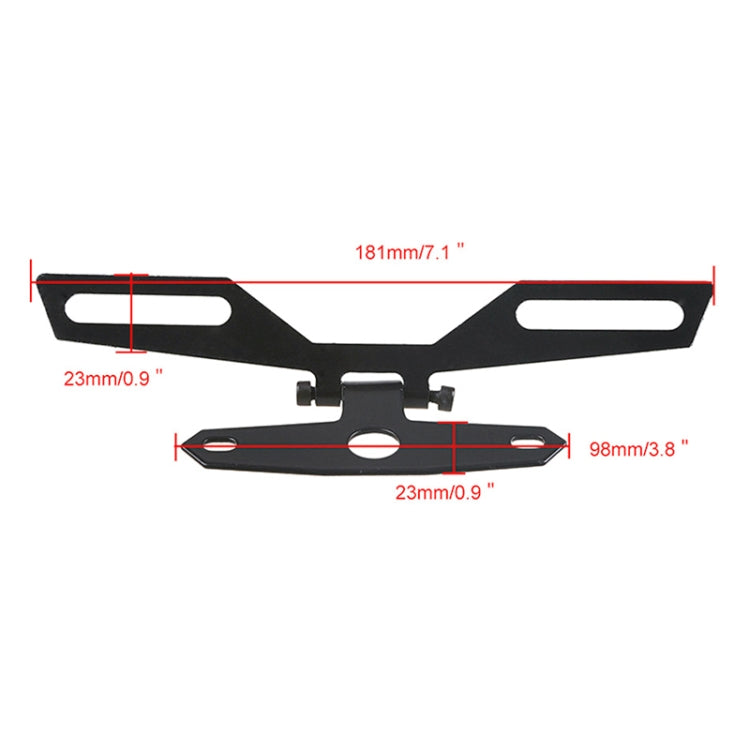 Motorcycle Folding Taillight Triangle Bracket - Holder by buy2fix | Online Shopping UK | buy2fix
