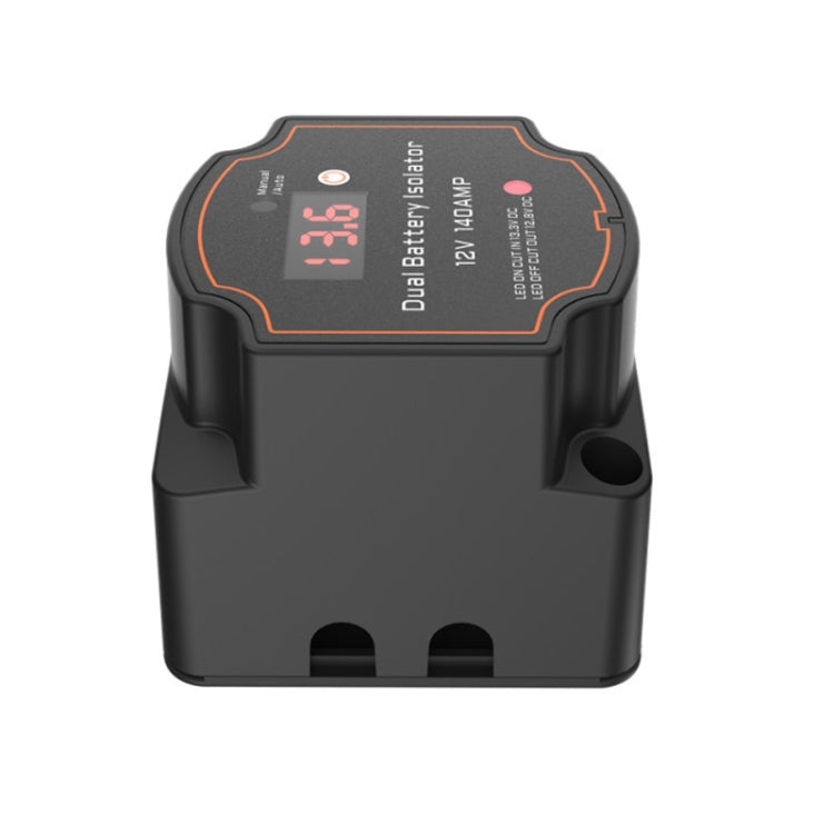 IP68 12V 140A Car Yacht RV Smart Dual Battery Isolation Controller VSR Digital Display Voltmeter by buy2fix