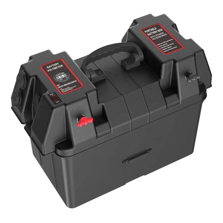 Outdoor Portable Multifunctional Battery Box 12V USB Output Emergency Power Supply by buy2fix