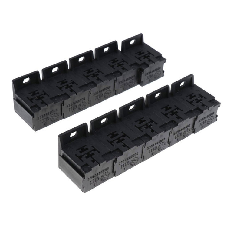 30A-80A Relay Base Holder 5-pin Socket with 50 Pieces Terminals - Relays by buy2fix | Online Shopping UK | buy2fix