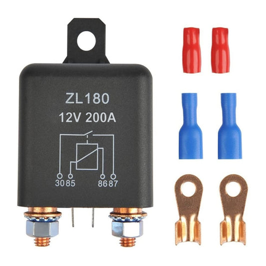 12V 200A Car Start Relay with Accessories - Relays by buy2fix | Online Shopping UK | buy2fix