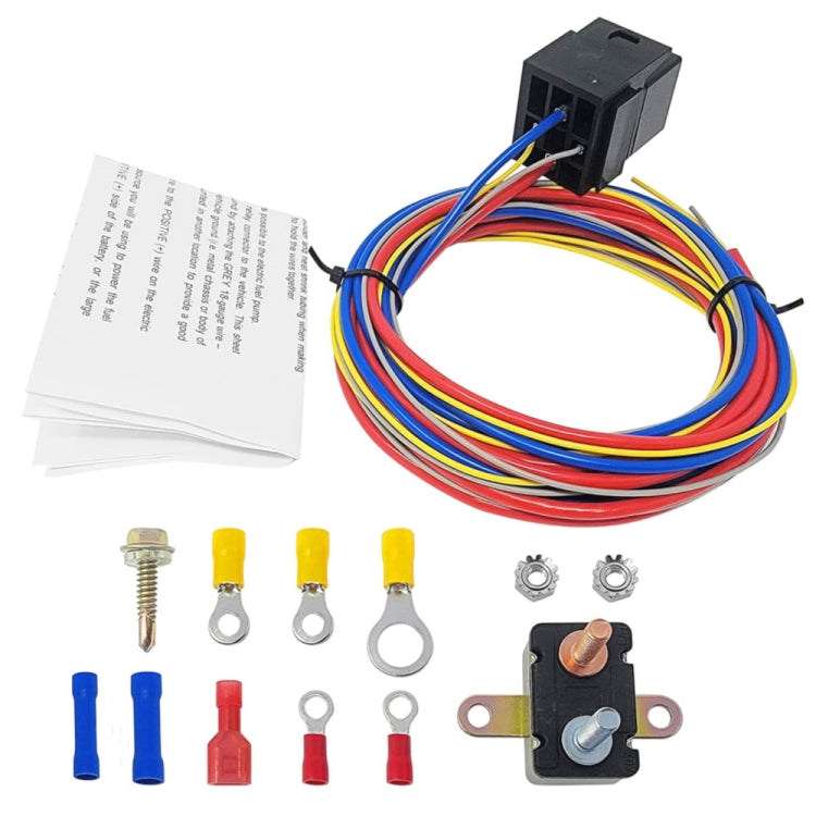 Universal 30A 12V Electric Fuel Pump Relay Kit by buy2fix