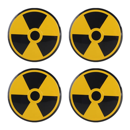 4 in 1 Car Wheel Hub Decorative Sticker, Diameter: 5.8cm - Decorative Sticker by buy2fix | Online Shopping UK | buy2fix