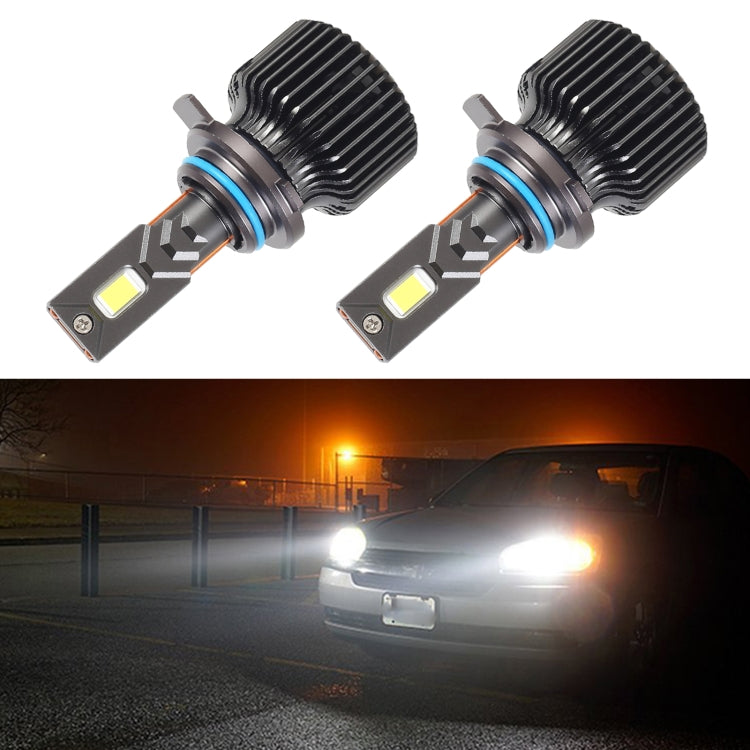 K11 1 Pair 9012 12V / 85W / 6000K / 9000LM Car LED Headlight (White Light) by buy2fix