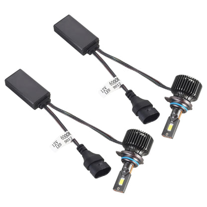 K11 1 Pair 9012 12V / 85W / 6000K / 9000LM Car LED Headlight (White Light) by buy2fix