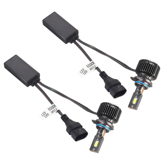 K11 1 Pair 9012 12V / 85W / 6000K / 9000LM Car LED Headlight (White Light) by buy2fix
