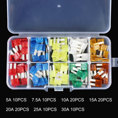 100 in 1 New Energy Car Blade Fuse Holder Set by buy2fix