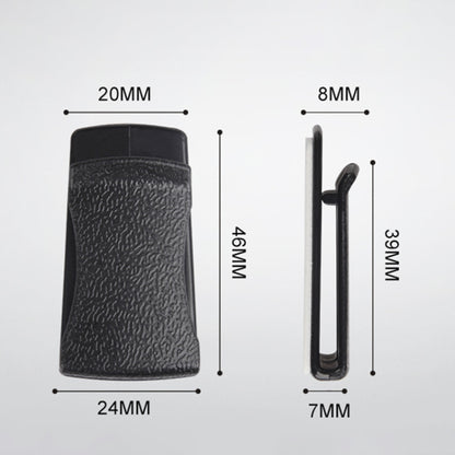 2 Pair Adhesive Car Mini Hook Card Holder by buy2fix