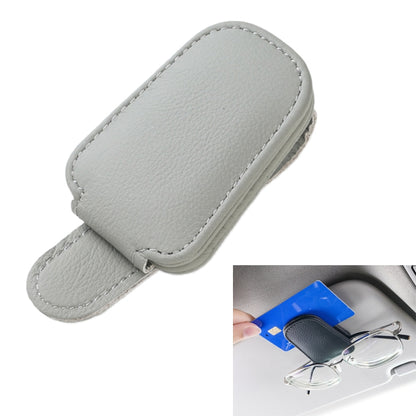 Car Sun Visor Glasses Clip Multi-functional Card Storage Bracket (Grey) by buy2fix