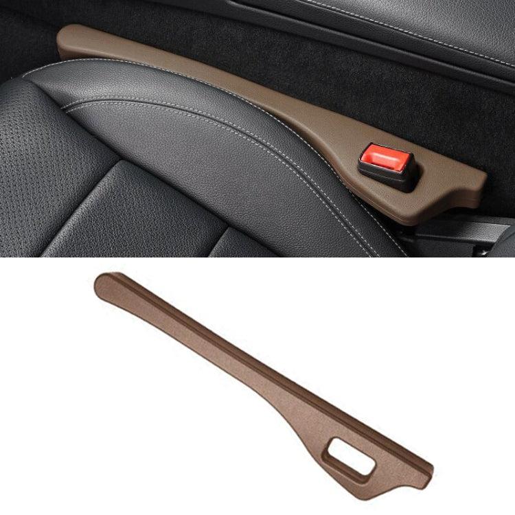 Car Seat Gap Bar Car Interior Armrest Box Gap Leak-proof Filler (Brown) by buy2fix