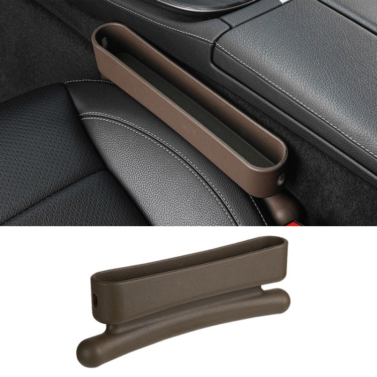 Car Gap Storage Box Multifunctional Car Seat Crevice Storage Box, Specification: Single Pack (Brown) by buy2fix