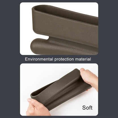 Car Gap Storage Box Multifunctional Car Seat Crevice Storage Box, Specification: 1 Pair (Brown) by buy2fix