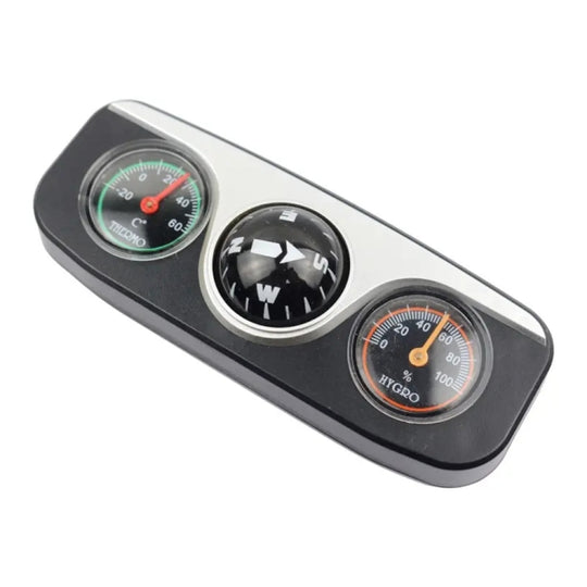 LC-3 Boussole de voiture multifonctionnelle 3 en 1, boule de boussole et thermomètre
