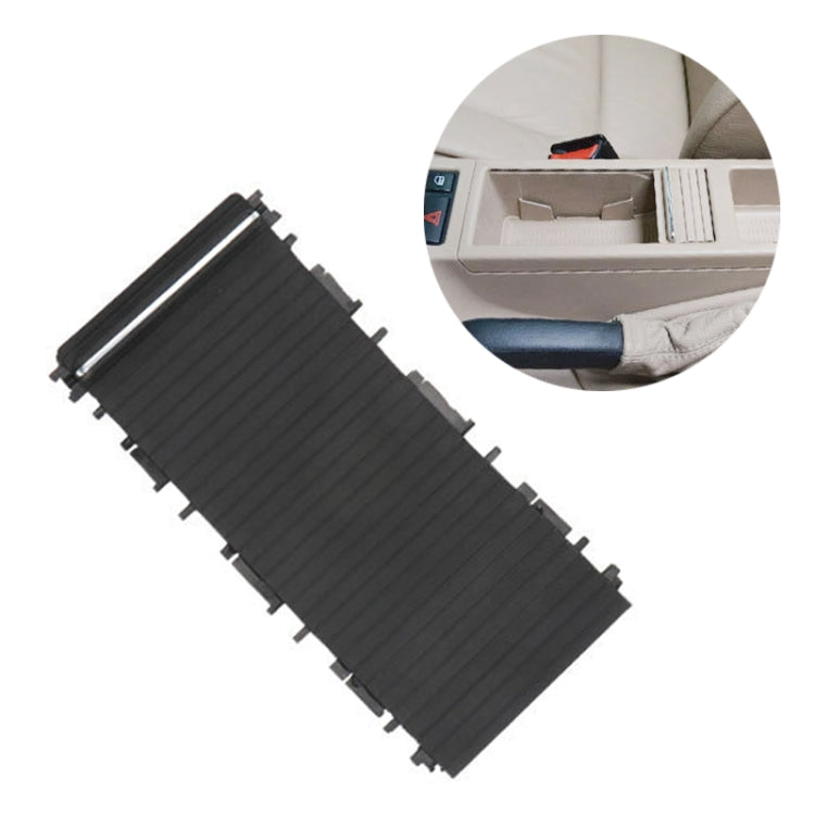 For BMW 3 Series E46 Left Driving Car Center Console Water Cup Holder Cover 51167038333(Black) by buy2fix