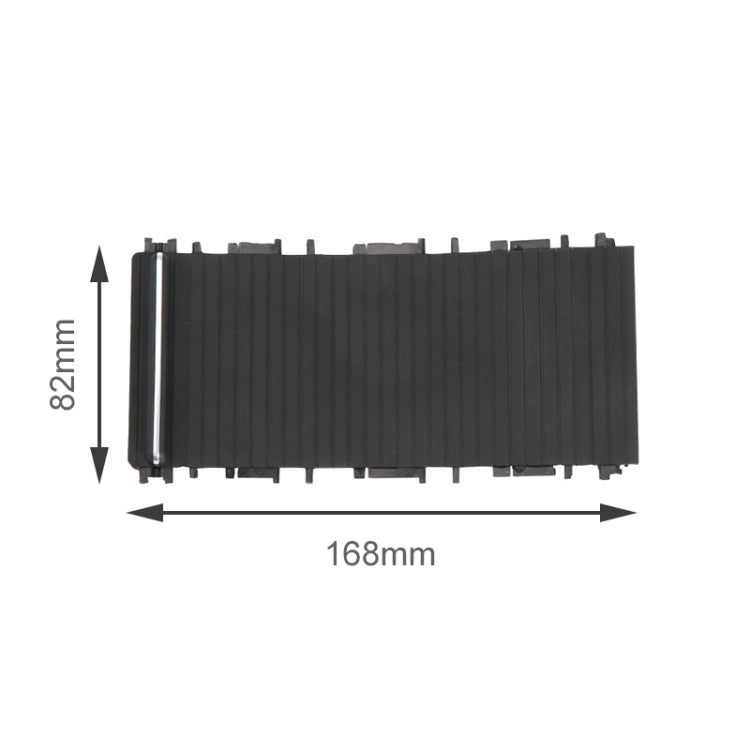 For BMW 3 Series E46 Left Driving Car Center Console Water Cup Holder Cover 51167038333(Black) by buy2fix