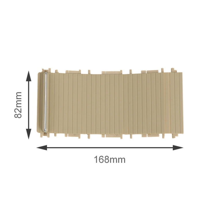 For BMW 3 Series E46 Left Driving Car Center Console Water Cup Holder Cover 51167038334(Beige) by buy2fix