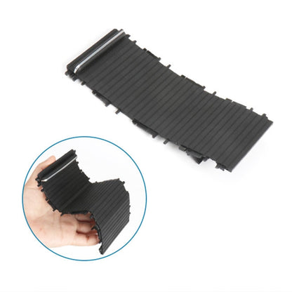 For BMW 3 Series E46 Left Driving Car Center Console Water Cup Holder Cover 51167038333(Black) by buy2fix