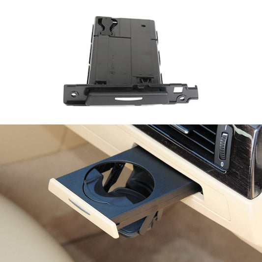 For BMW 3 Series E90 Left Driving Car Dashboard Right Side Water Cup Holder 5141 9173 469(Black) by buy2fix