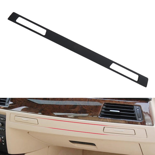 For BMW 3 Series E90 Left Driving Dashboard Water Cup Holder Decorative Frame 5145 7138 797(Black)