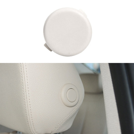 Bouton de commutation pour appui-tête avant de voiture, conduite à gauche, pour BMW série 3 F30, 5210 7362 619 (Beige blanc)