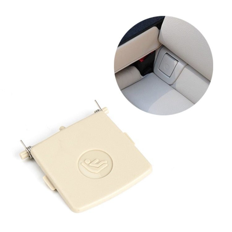 For BMW 3 Series E92 Left Driving Car Child Safety Seat Isofix Switch Cover 5220 6970 746-1(Beige) by buy2fix