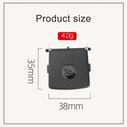 For BMW 3 Series E92 Left Driving Car Child Safety Seat Isofix Switch Cover 5220 6970 744-1(Black) by buy2fix