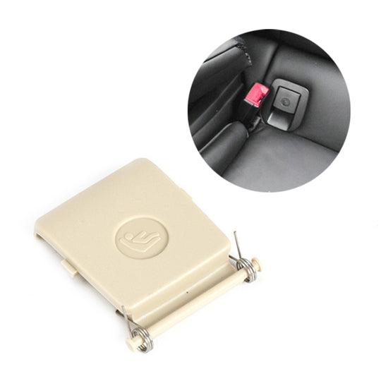 Pour BMW série 3 E93 conduite à gauche voiture siège de sécurité enfant couvercle de commutateur Isofix 5220 9112 425-1 (Beige)