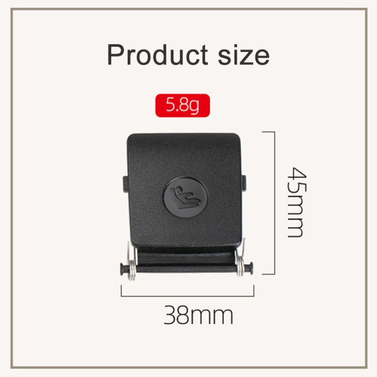 For BMW 3 Series E93 Left Driving Car Child Safety Seat Isofix Switch Cover 5220 9112 423-1(Black) by buy2fix