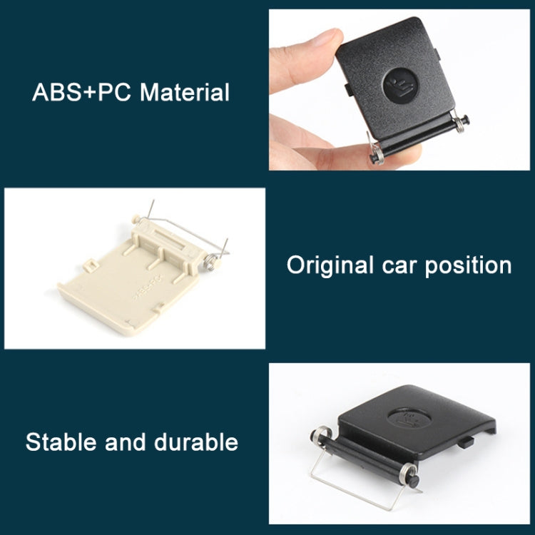 For BMW 3 Series E93 Left Driving Car Child Safety Seat Isofix Switch Cover 5220 9112 425-1(Beige) by buy2fix