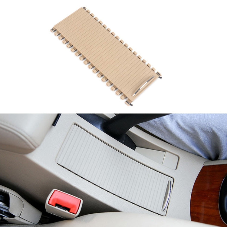 For Buick Excelle 2004-2012 Left-hand Drive Car Center Console Water Cup Holder Cover BKKYLL (Beige) by buy2fix