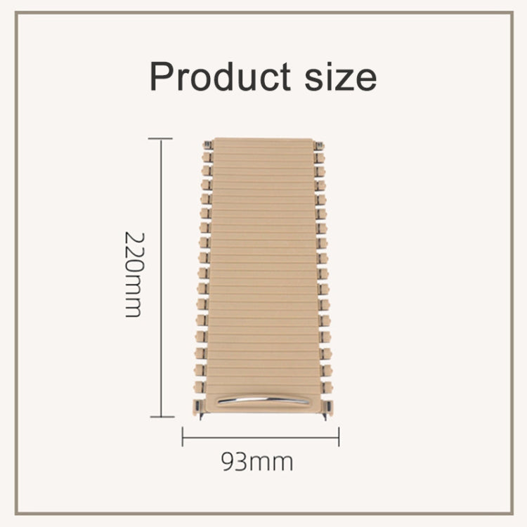 For Buick Excelle 2004-2012 Left-hand Drive Car Center Console Water Cup Holder Cover BKKYLL (Beige) by buy2fix