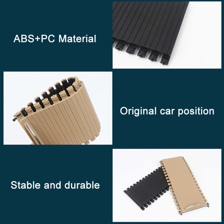 For Buick Excelle 2004-2012 Left-hand Drive Car Center Console Water Cup Holder Cover BKKYLL (Black) by buy2fix