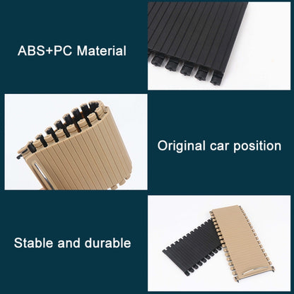 For Buick Excelle 2004-2012 Left-hand Drive Car Center Console Water Cup Holder Cover BKKYLL (Beige) by buy2fix