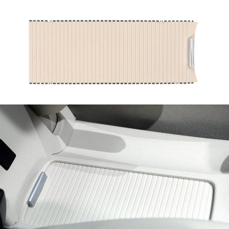 For Volkswagen Golf 6 / Sagitar Car Central Armrest Box Cover, Left Driving(Beige) by buy2fix