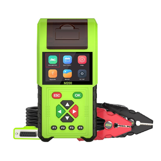 JDiag M200 8V-30V OBD Motorcycles Diagnostic Instrument with Data Printing - Code Readers & Scan Tools by buy2fix | Online Shopping UK | buy2fix