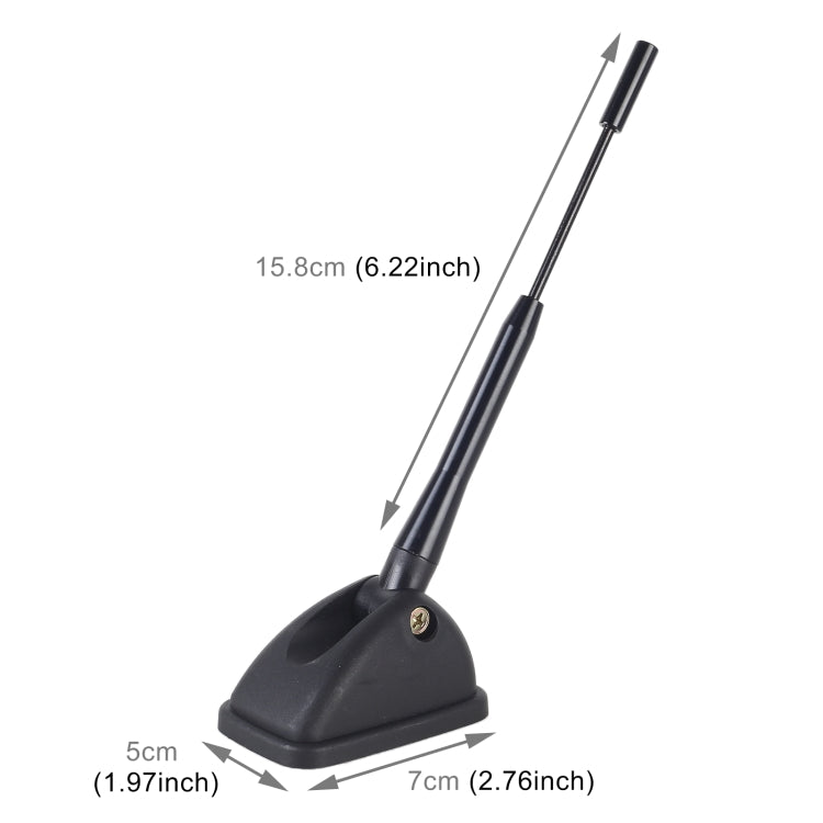 YQ-602A 15.8x1.3cm Car Roof Antenna Shape Decorator by buy2fix