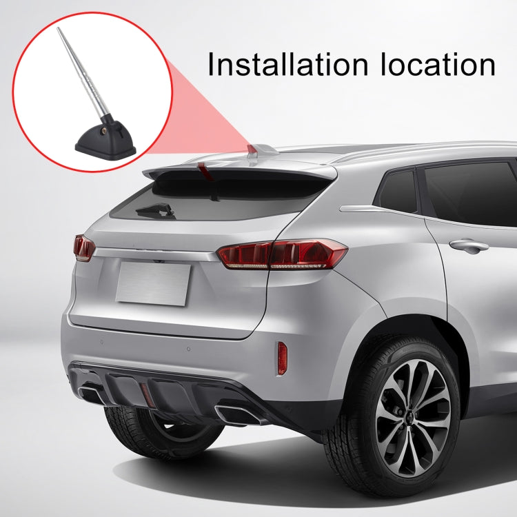 YQ-610A 12x1.3cm Car Roof Antenna Shape Decorator by buy2fix