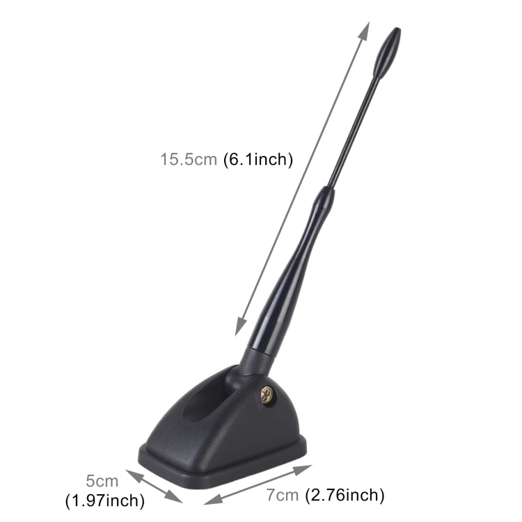 YQ-615A 15.5x1.3cm Car Roof Antenna Shape Decorator by buy2fix
