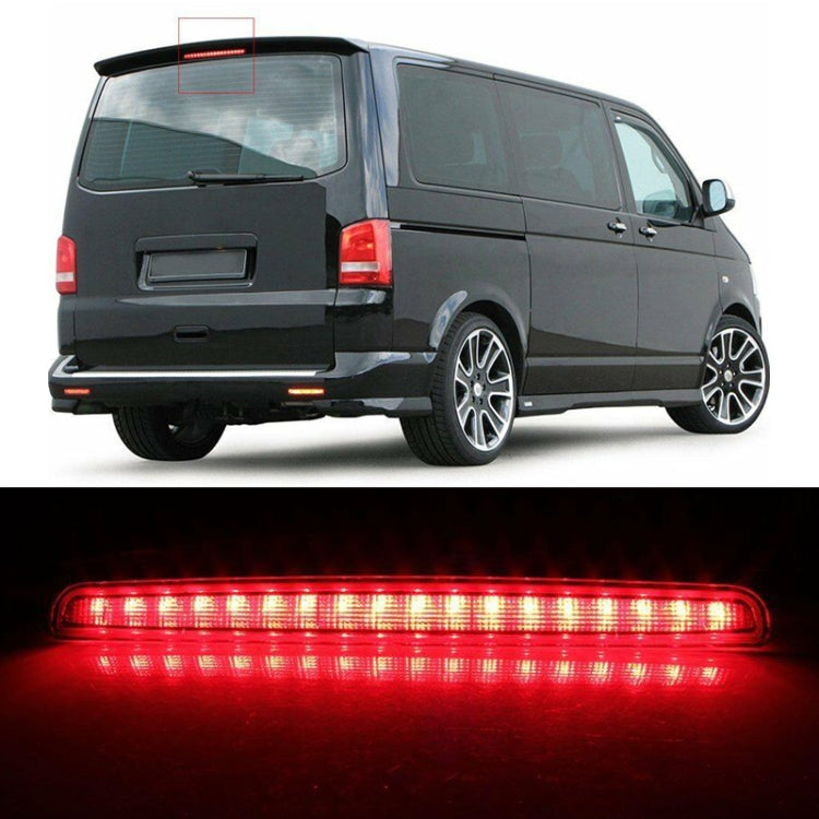 For Volkswagen Multivan Caravelle T5 T6 2003-2010 Car High Position Brake Light 7E0945097A (Black) by buy2fix