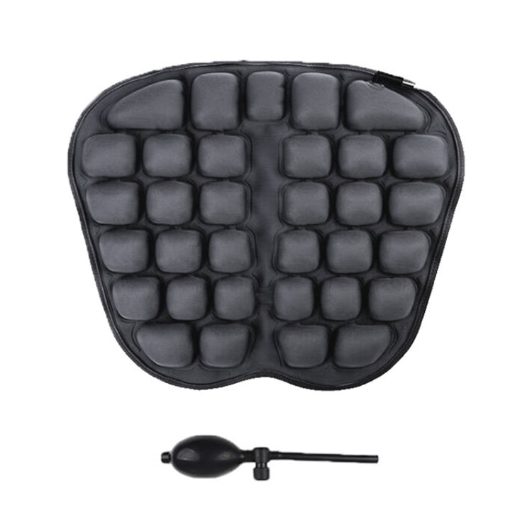 IN-SC003 Car Office Inflatable Airbag Seat Cushion, Style: Manual Inflation (Black) - Seat Accessories by buy2fix | Online Shopping UK | buy2fix