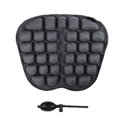 IN-SC003 Car Office Inflatable Airbag Seat Cushion, Style: Manual Inflation (Black) - Seat Accessories by buy2fix | Online Shopping UK | buy2fix