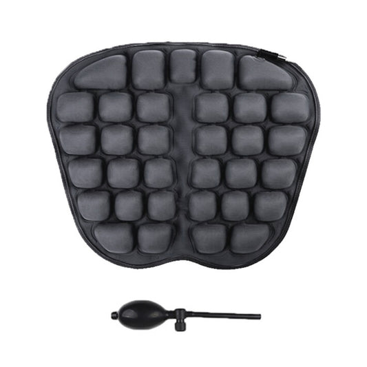 IN-SC003 Car Office Inflatable Airbag Seat Cushion, Style: Manual Inflation (Black) - Seat Accessories by buy2fix | Online Shopping UK | buy2fix