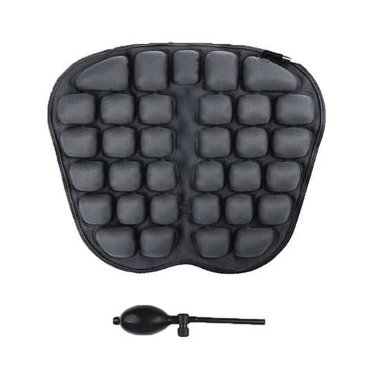 Coussin de siège gonflable gonflable pour bureau de voiture IN-SC003, style : gonflage manuel (noir)