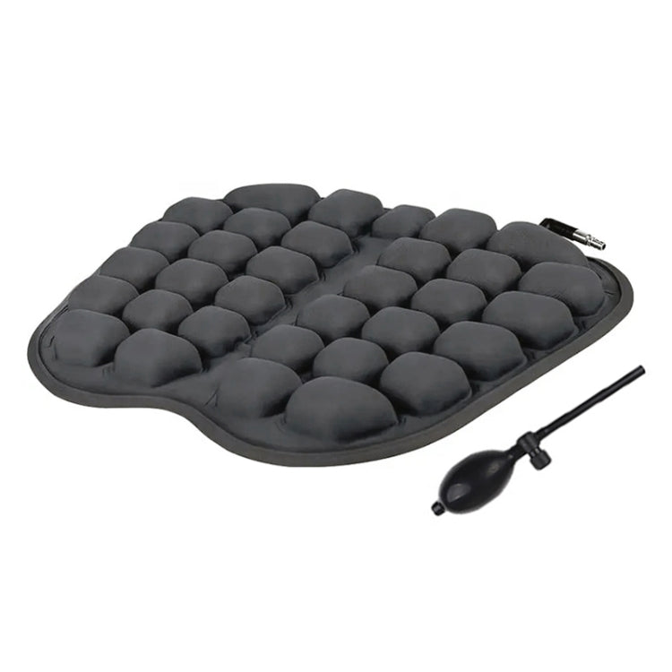 IN-SC003 Car Office Inflatable Airbag Seat Cushion, Style: Manual Inflation (Black) - Seat Accessories by buy2fix | Online Shopping UK | buy2fix
