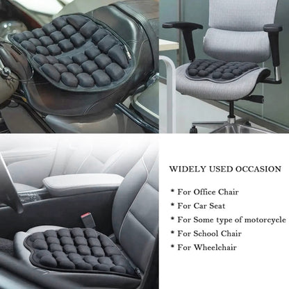 IN-SC003 Car Office Inflatable Airbag Seat Cushion, Style: Manual Inflation (Black) - Seat Accessories by buy2fix | Online Shopping UK | buy2fix