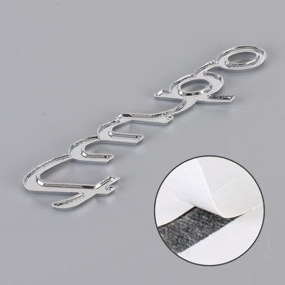 Car TURBO Personalized Aluminum Alloy Decorative Stickers, Size: 13x3x0.3cm (Silver) by buy2fix