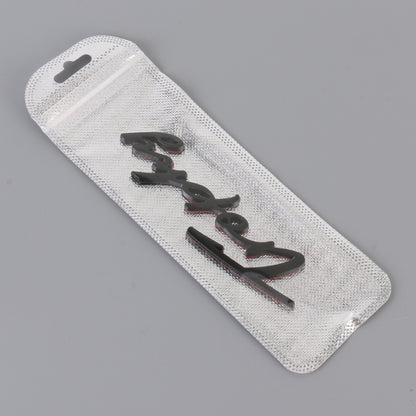 Car TROPHY Personalized Aluminum Alloy Decorative Stickers, Size: 11.5x2.5x0.35cm (Black) by buy2fix